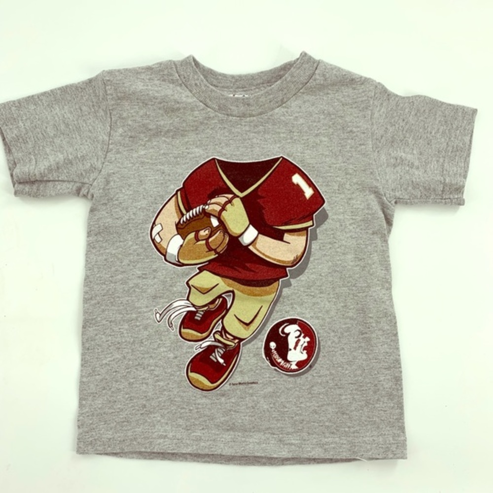 Delta Magnum Weight Seminole Football T Shirt 2T